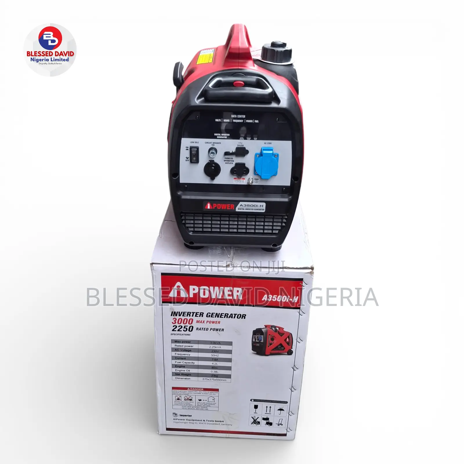 Ipower A3500i-h 2.25kva / 3.0kva Petrol Inverter Generator