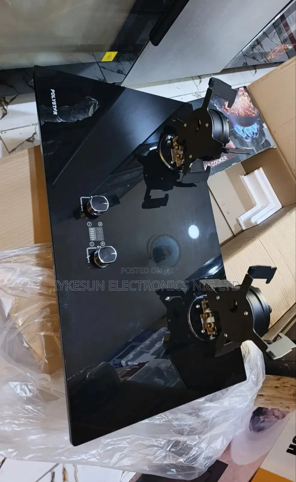 Original Polystar Built-in Luxury Flips Up 2 Burners Gas Cooker Hob