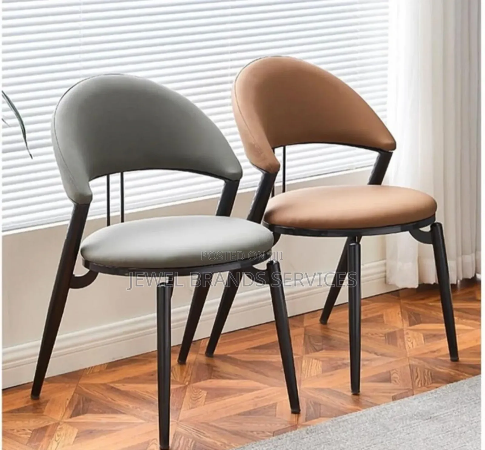 Dining Chair With Iron Legs