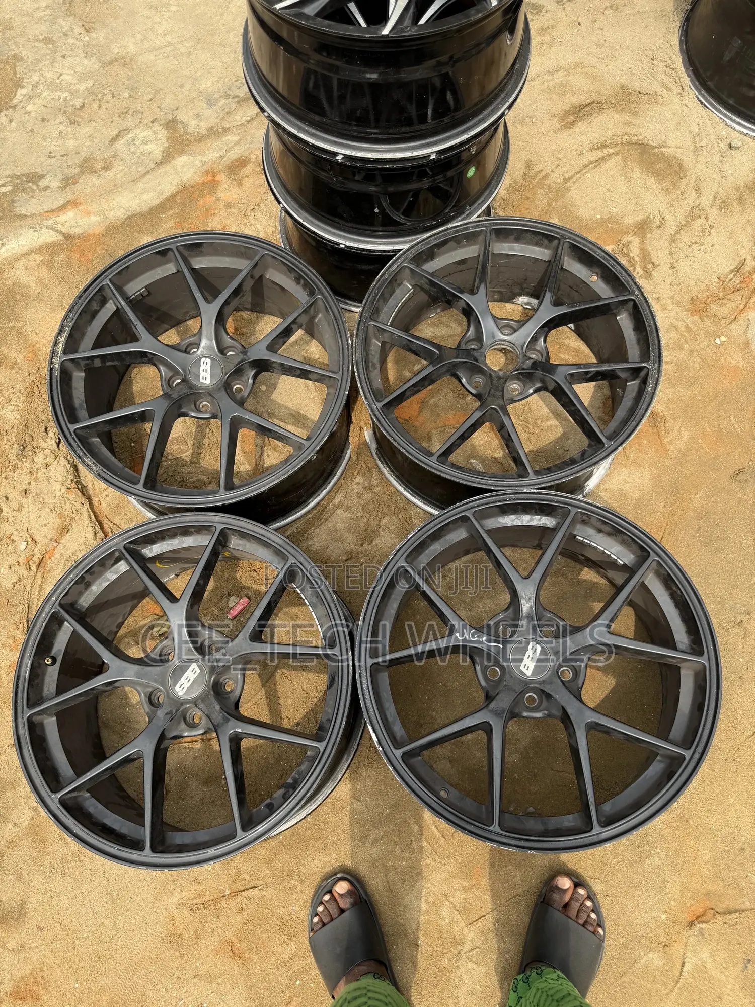 17-Inch BBS Black