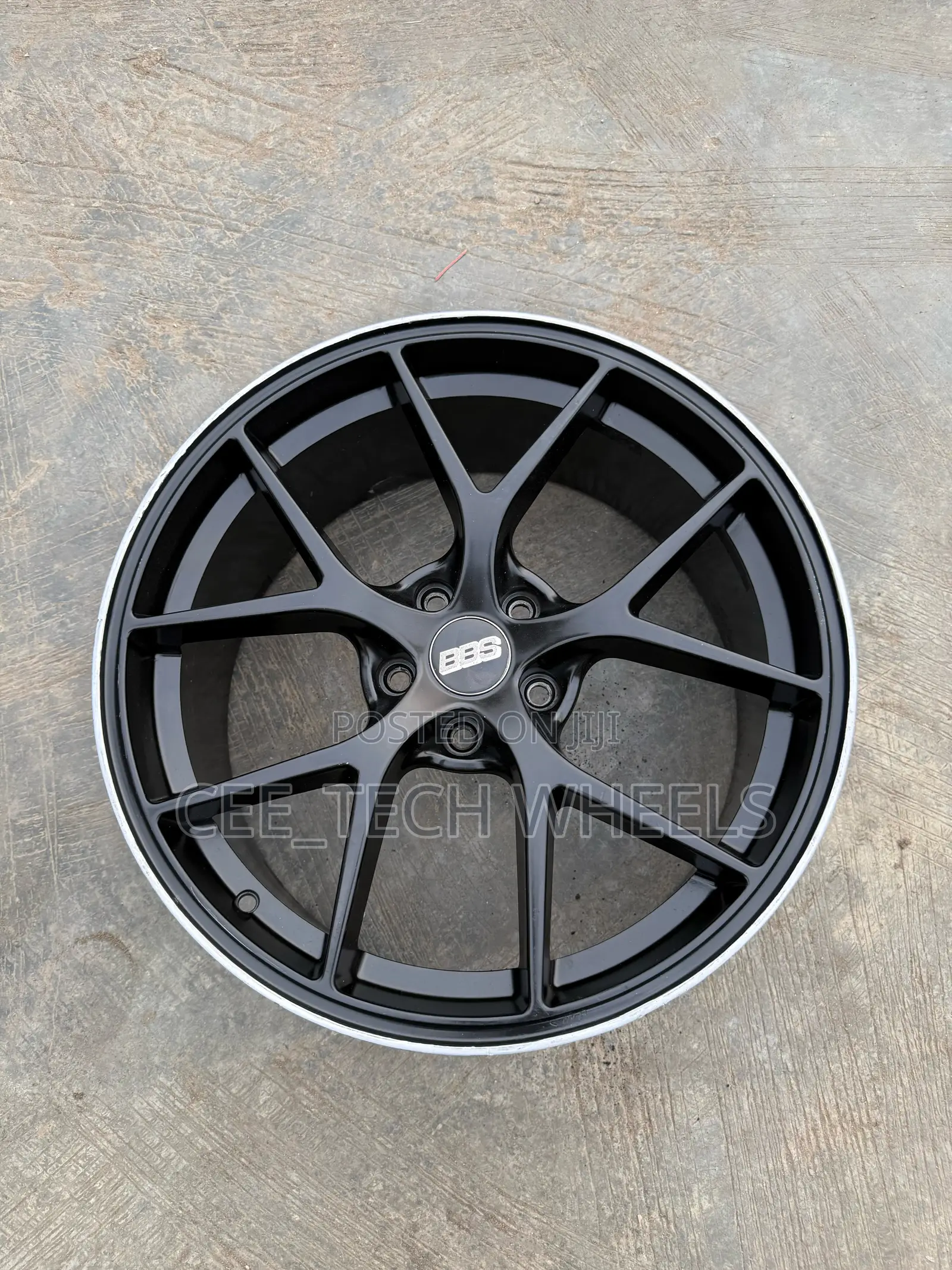 17-Inch BBS Black