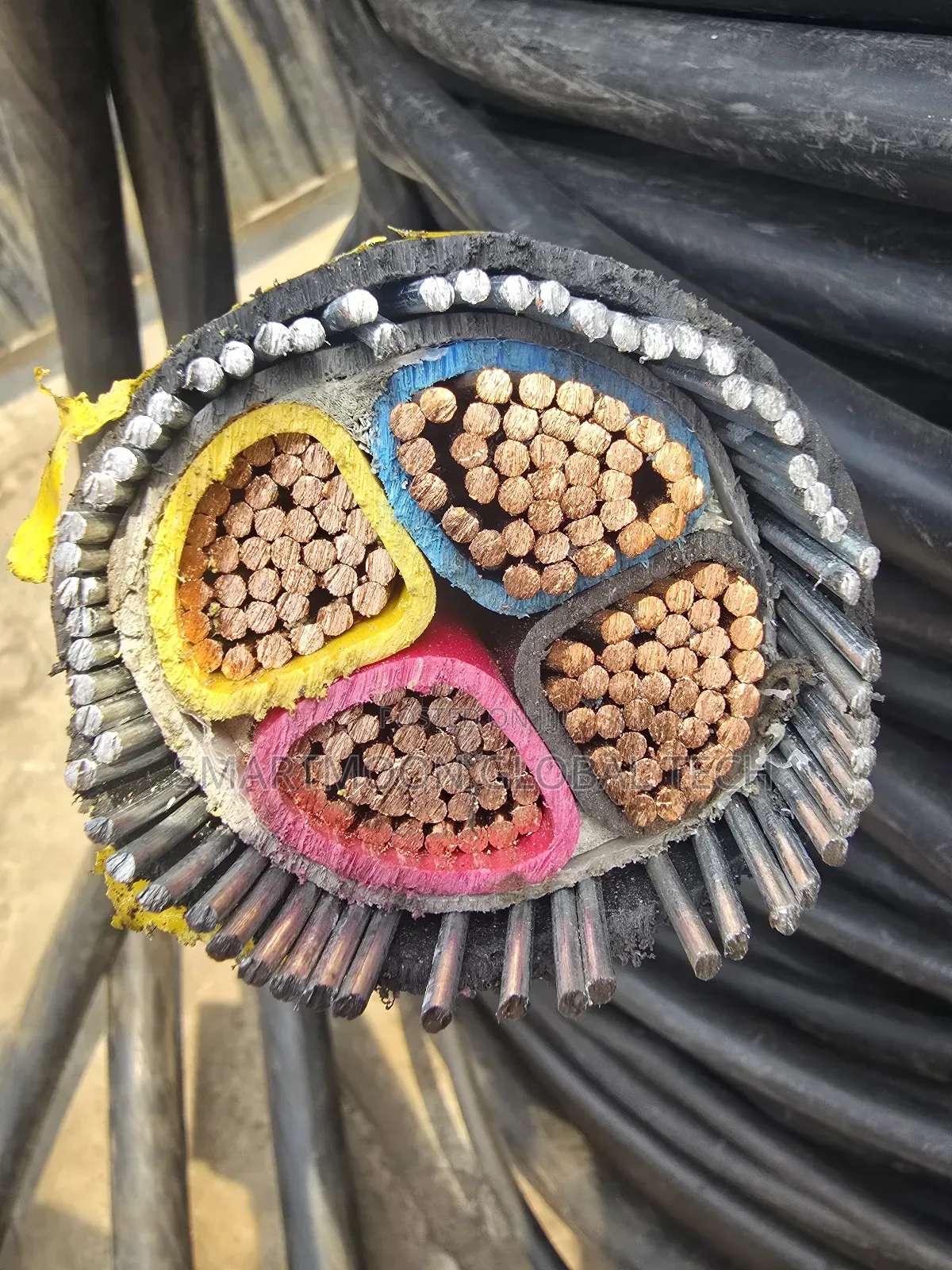 240mm 4core Nigeria Armored Cable, Nigerchin Armoured Cable