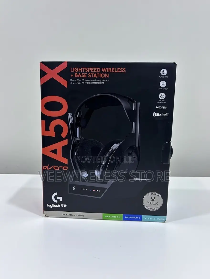 Logitech G Astro A50 X Wireless Gaming Headset + Base
