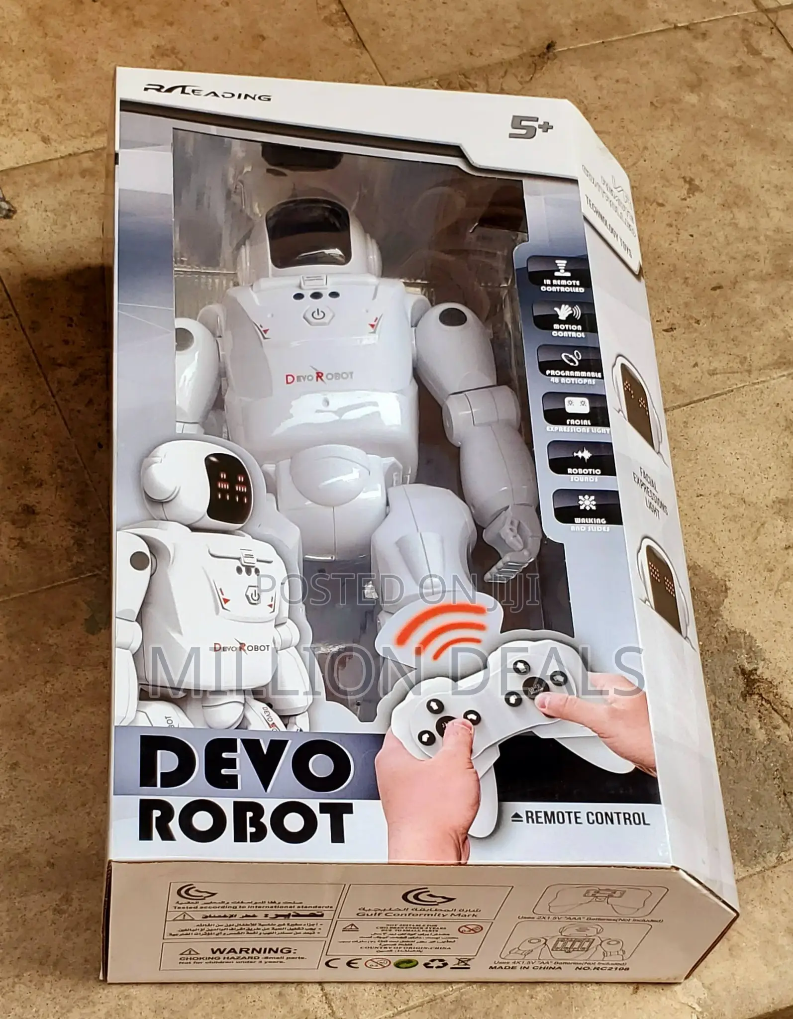 Unique Robot White Swinging Remote Kids Toy Ages 5+