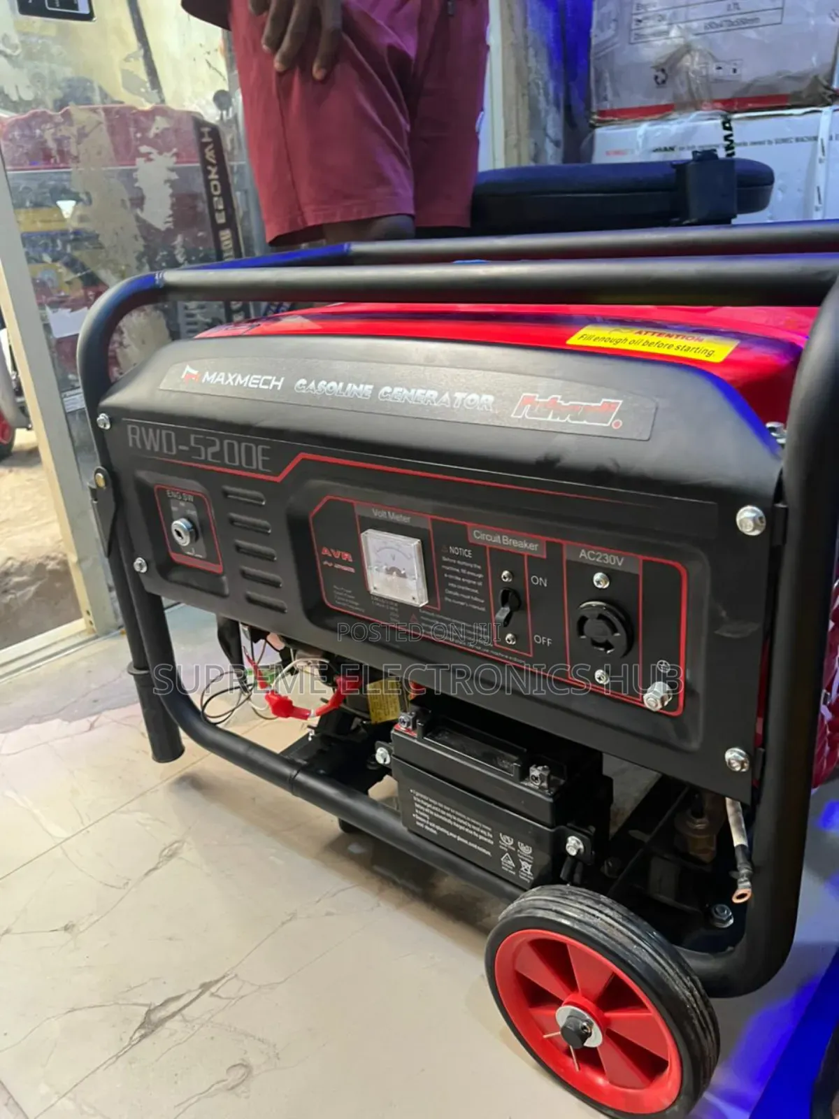 4.5kva Maxmech Rwd5200e Petrol Generator [Finely Designed and Durable]