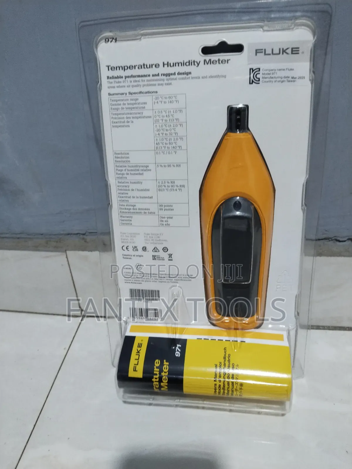 Fluke Temperature Humidity Meter 971