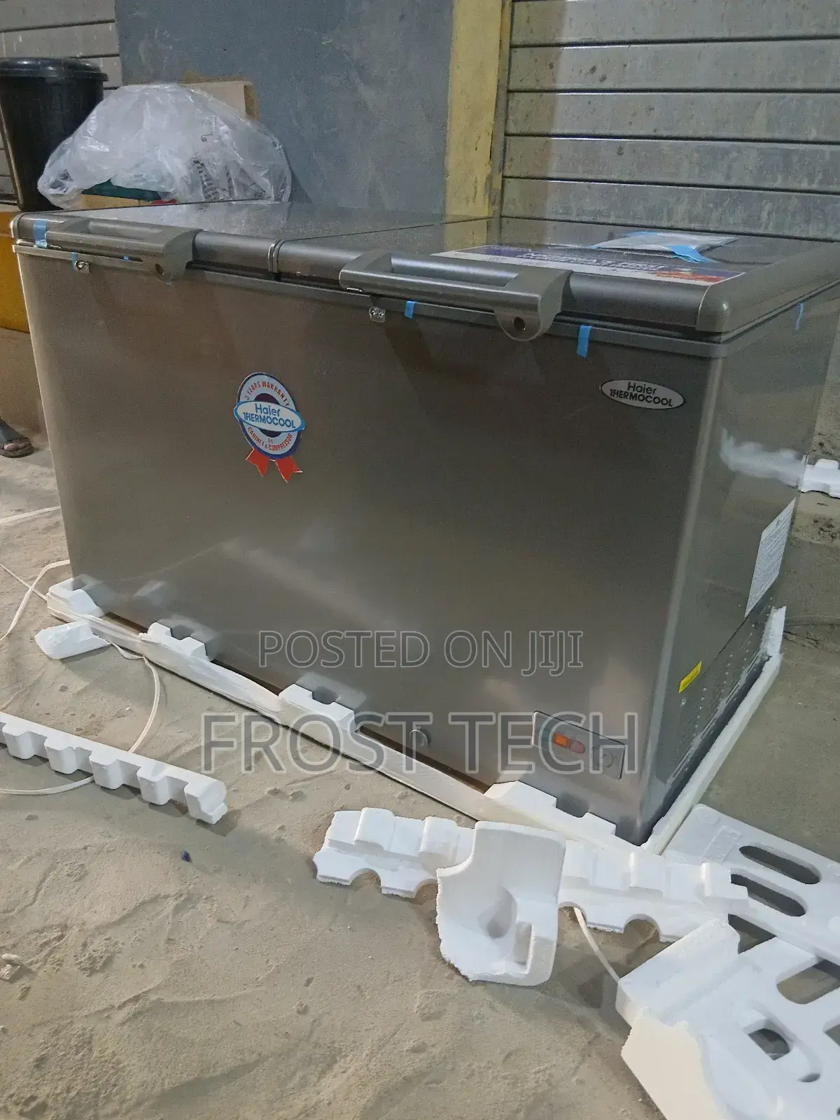 Original Haier Thermocool HTF 429l Double Door Chest Freezer.