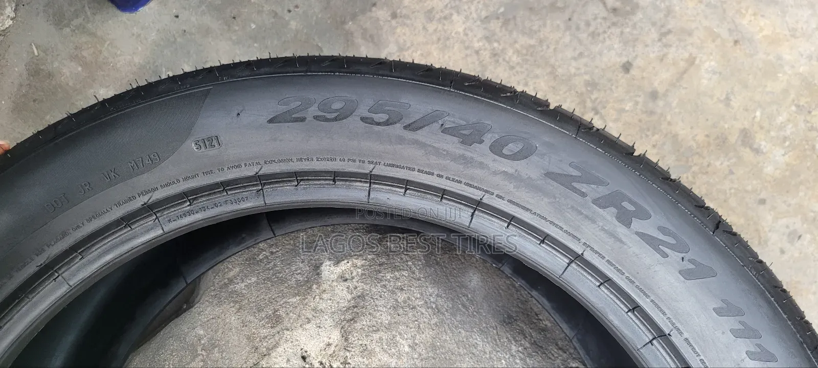 Latest Pirelli Tyre 295 40 21 Made in Japan With Two Years Warranty.