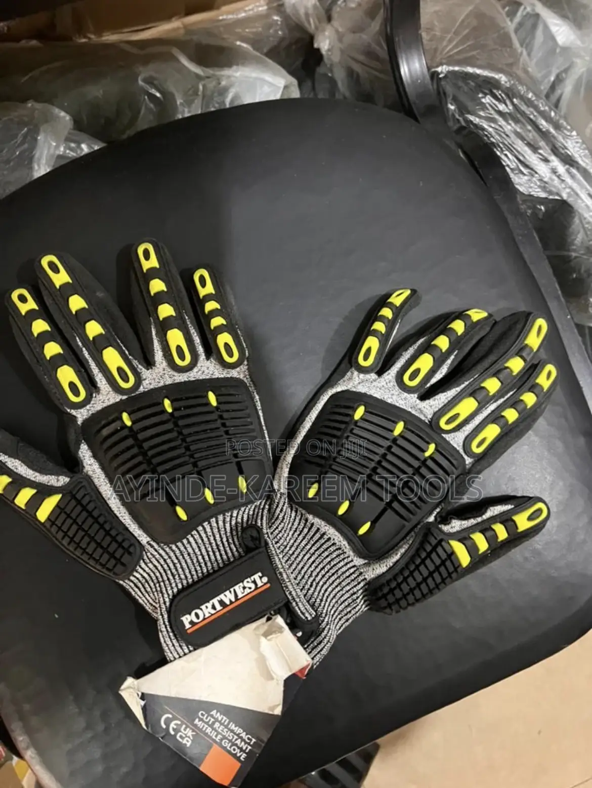 Portwest Anti-impact Cut-resistant Safety Gloves.
