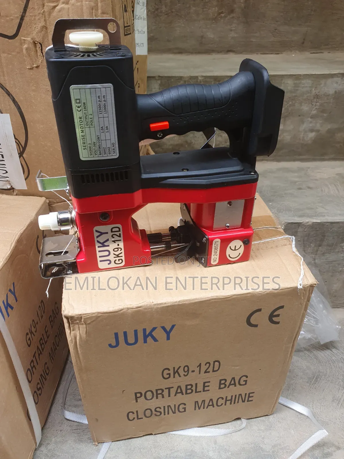 Industrial Portable Rechargeable Bag Closer Machine