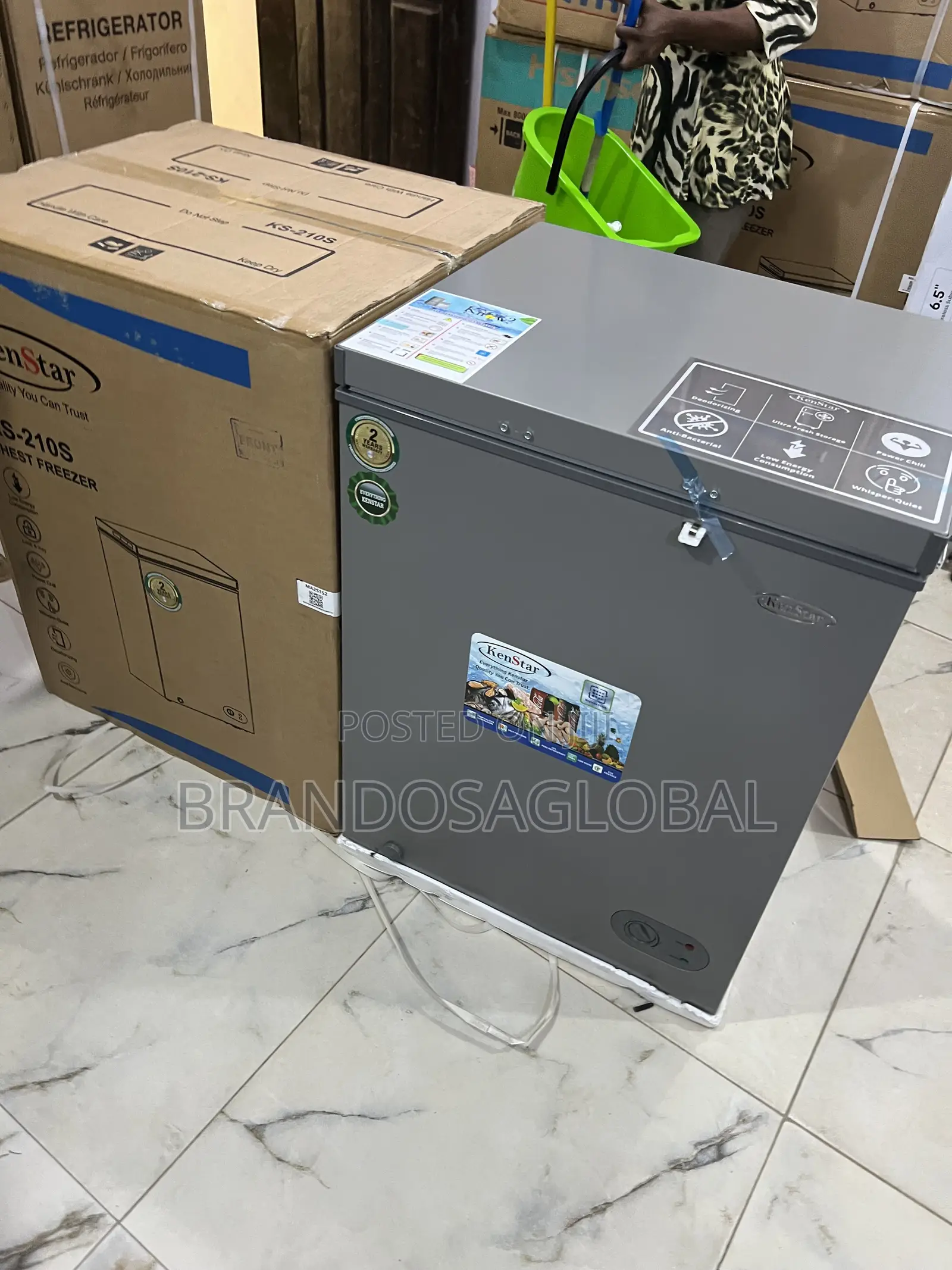 Original Kenstar 143l Chest Freezer Ks-210s Long Lasting Cooling