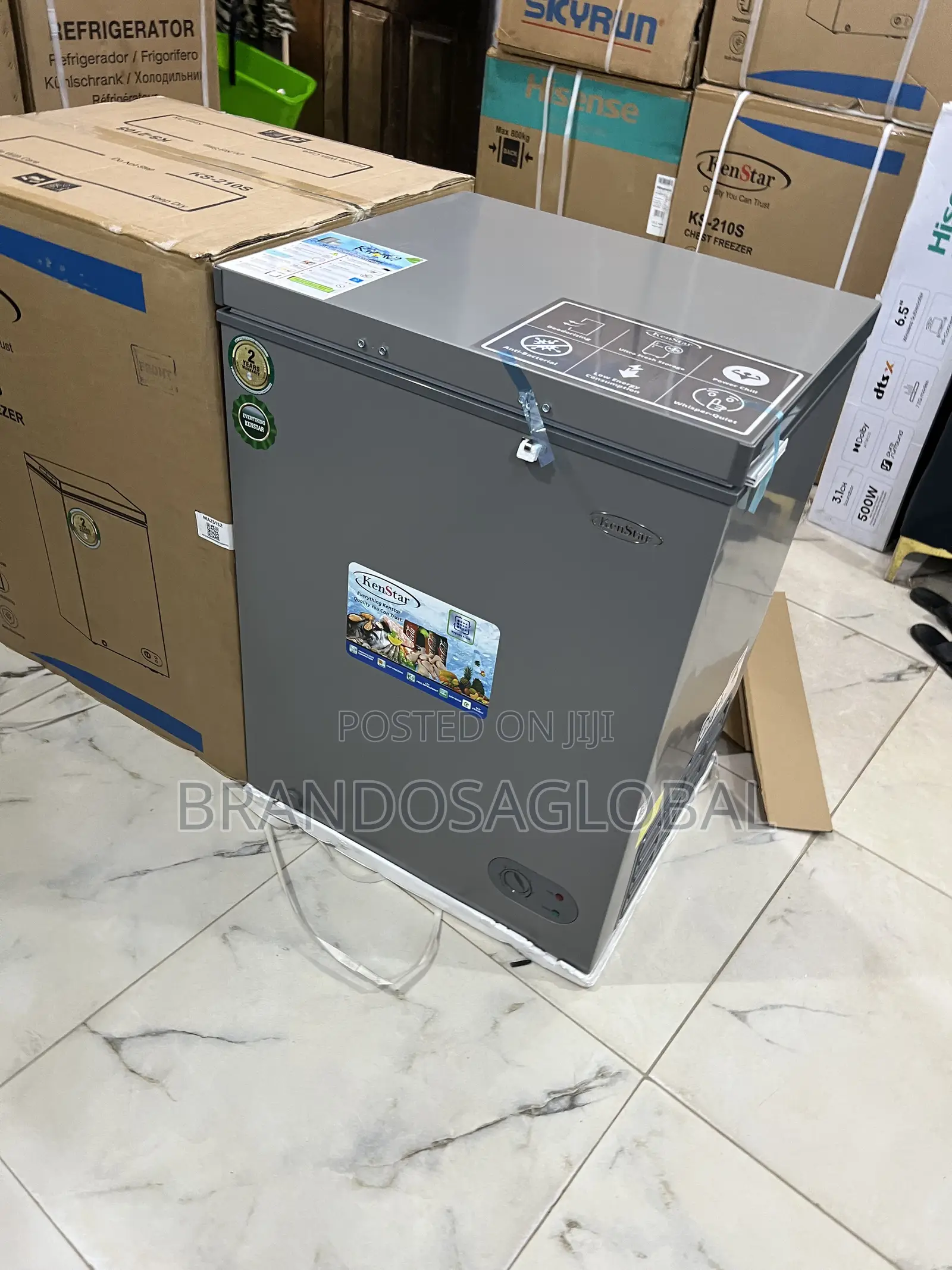 Kenstar 143l Chest Freezer Ks-210s Fast Freezing Performance
