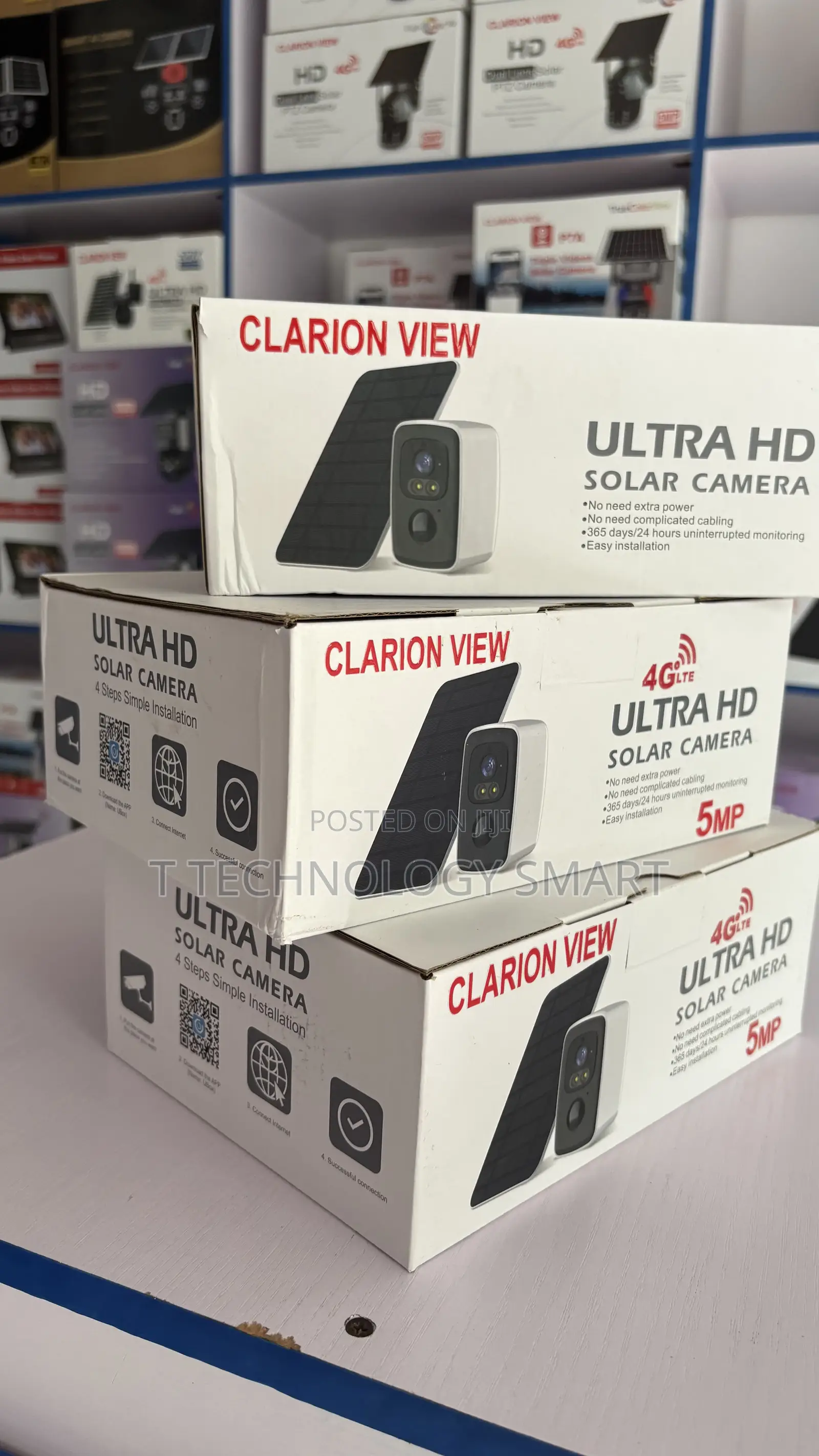 Clarion View 4g Lte Ultra Hd Solar Camera (5mp)