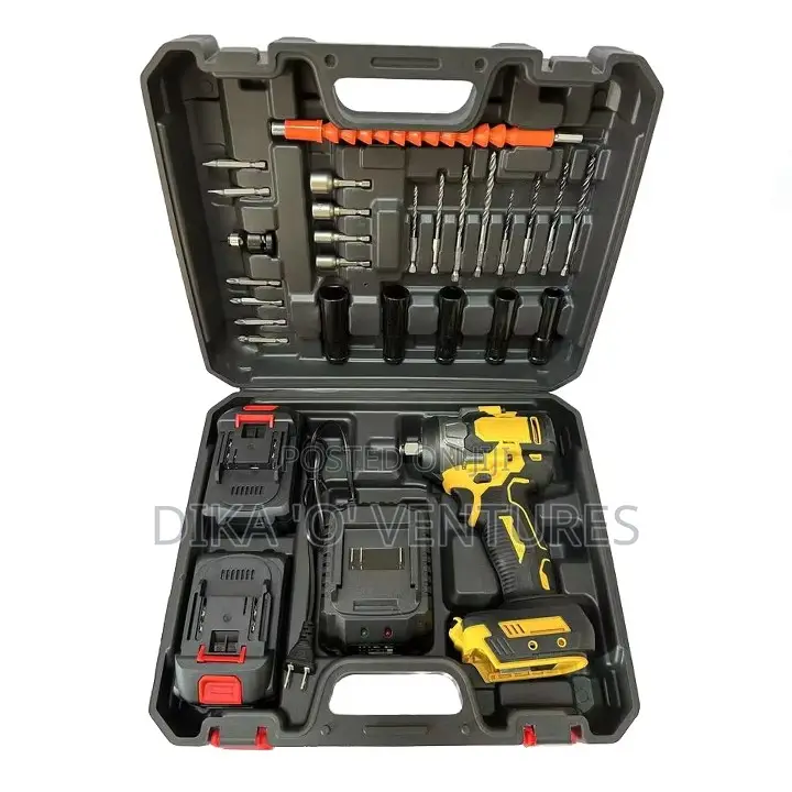 Impact Wrench Ratchet Set Grade 500n Li-Ion Battery Electric