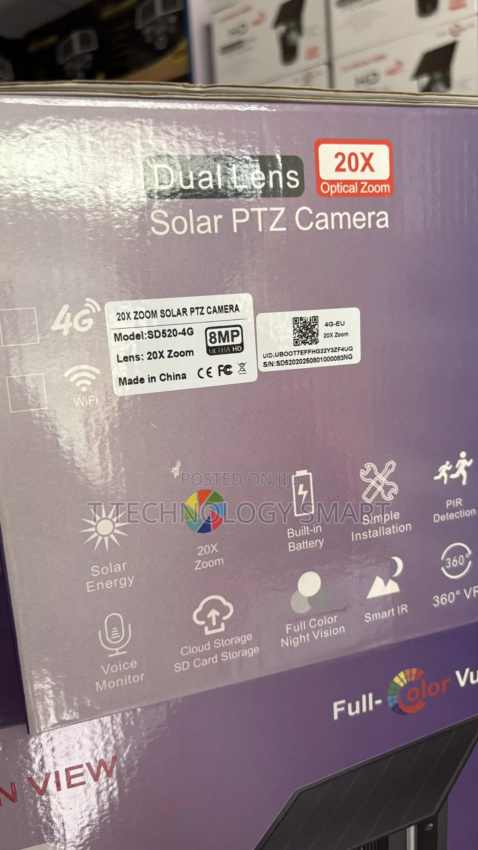 Hd Dual Lens 4g/5g Solar PTZ 8mp 20x