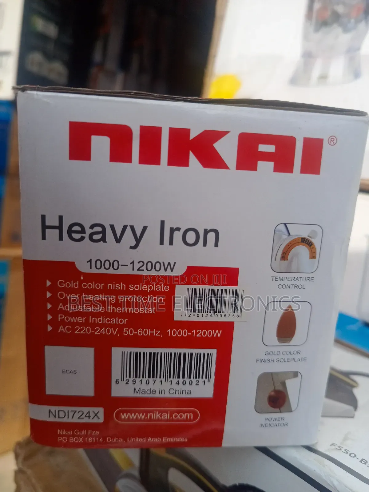 Nikai India Heavy Dry Iron