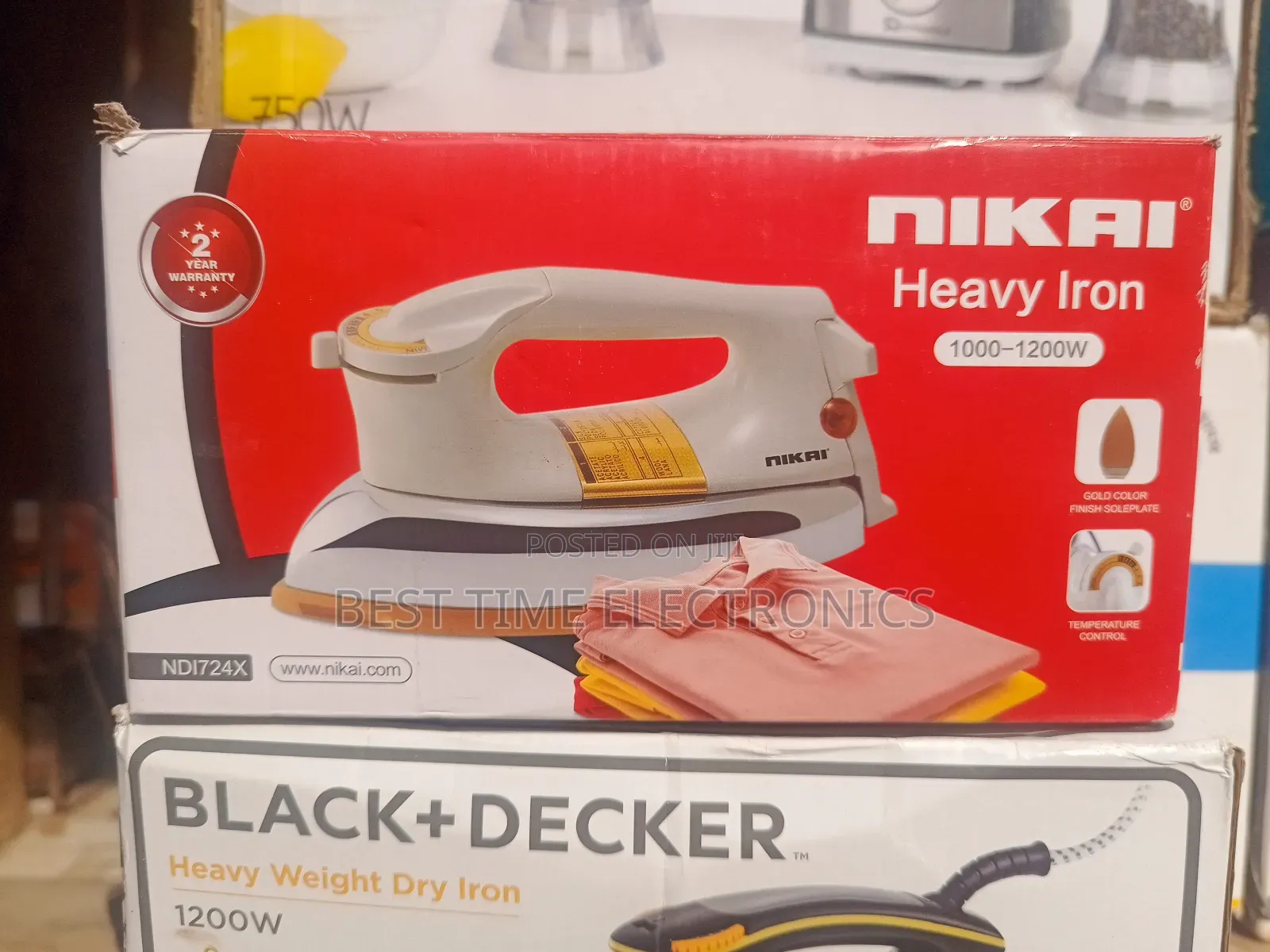 Nikai India Heavy Dry Iron