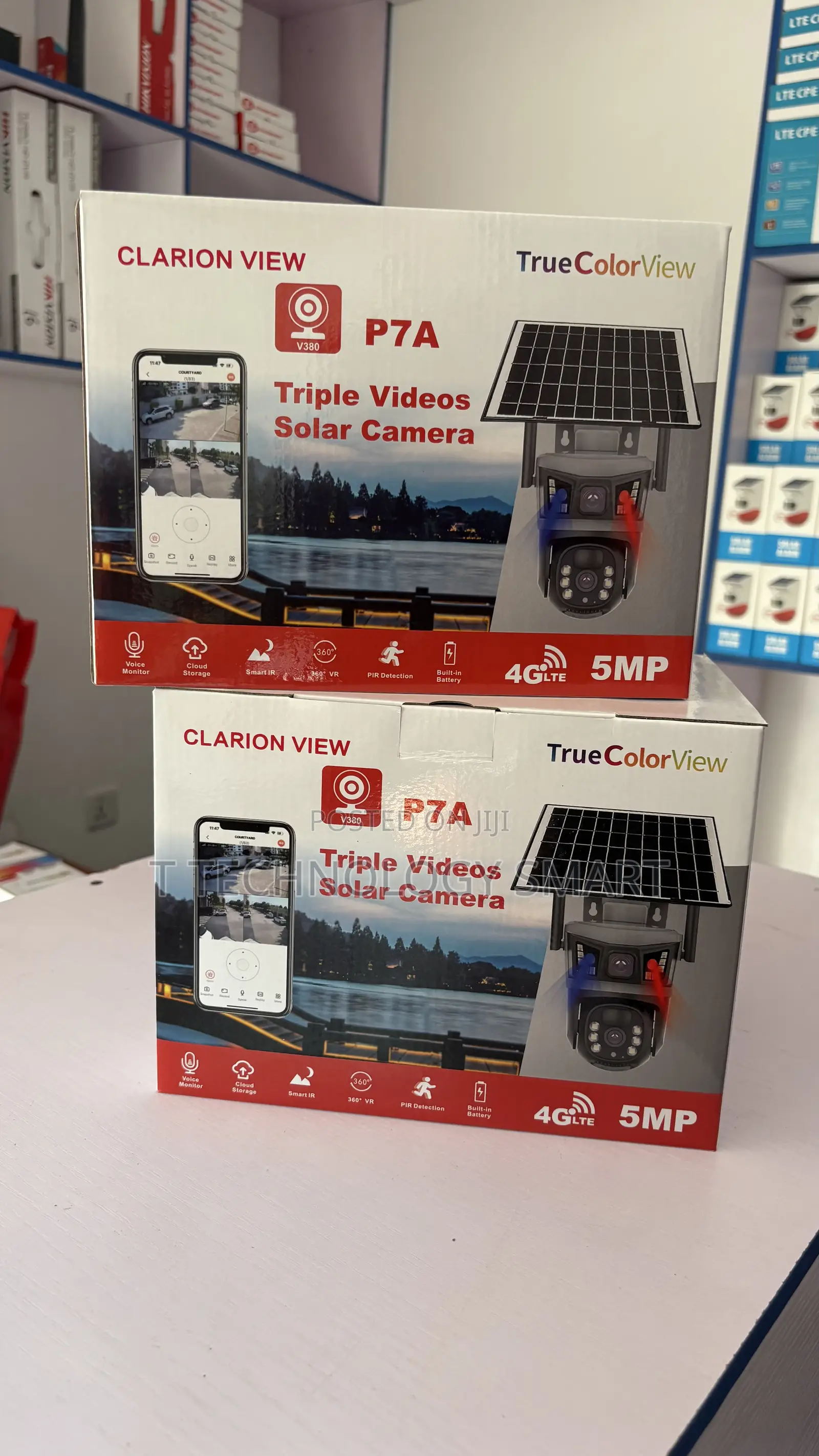 P7a Triple Lens Videos Solar Cameras Clarion View