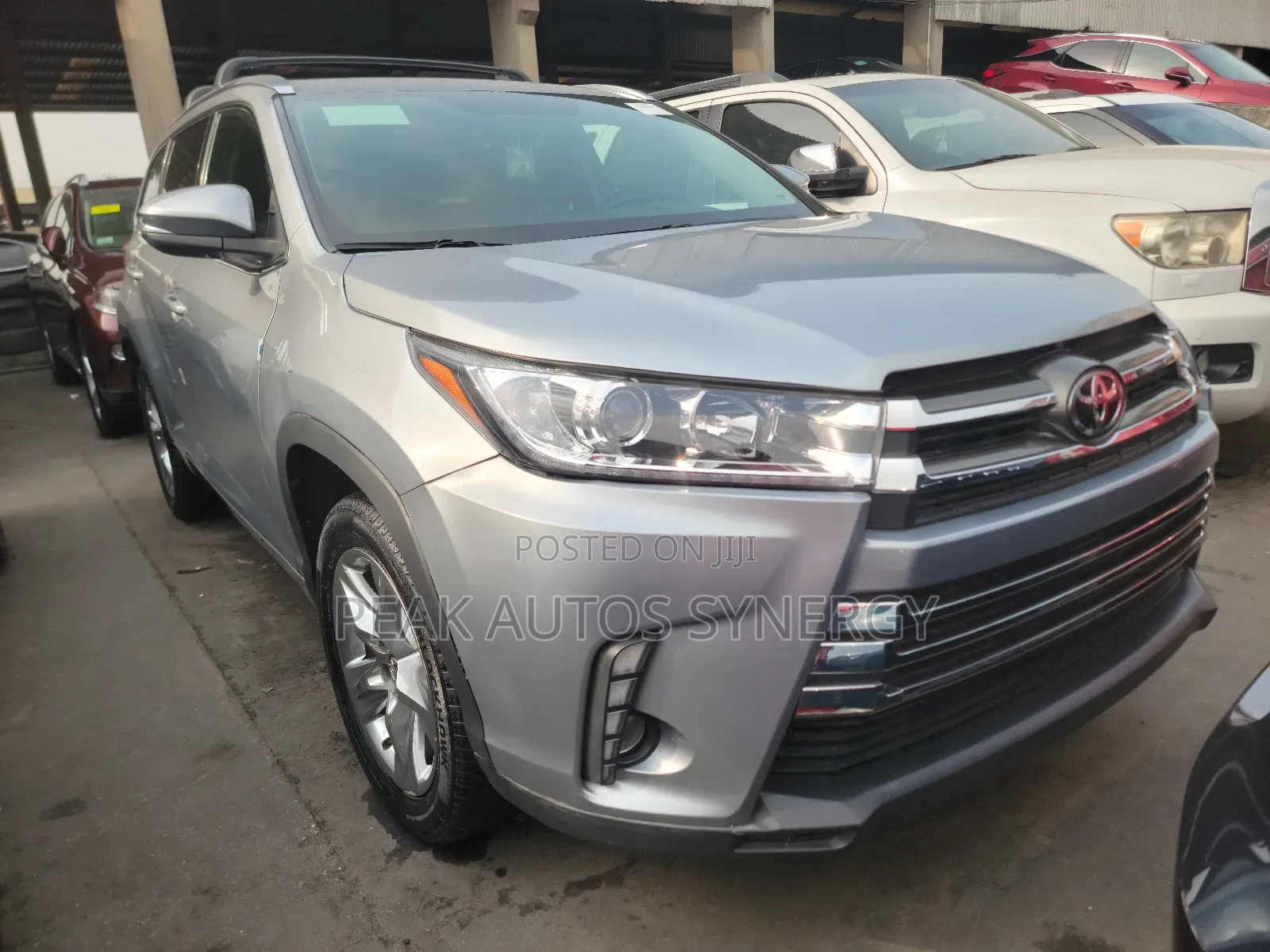 Toyota Highlander Limited V6 4x2 (3.5L 6cyl 6A) 2016 Gray