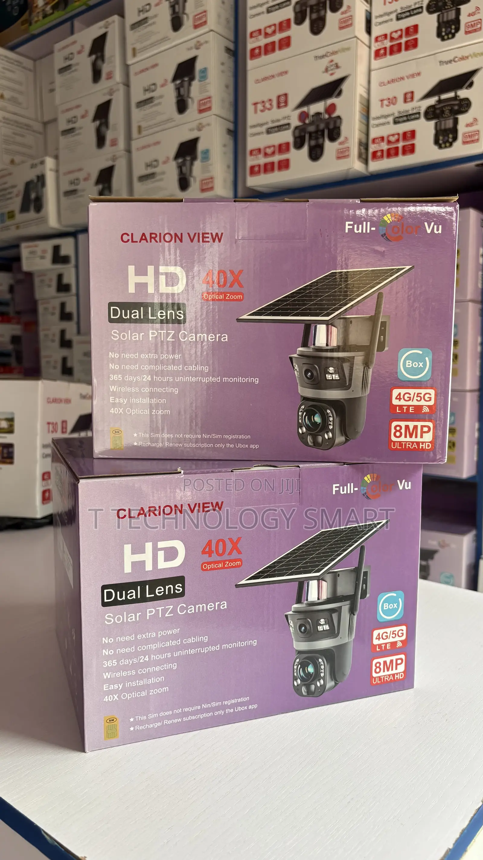 Hd 40x Optical Zoom Dual Lens Solar Clarion View