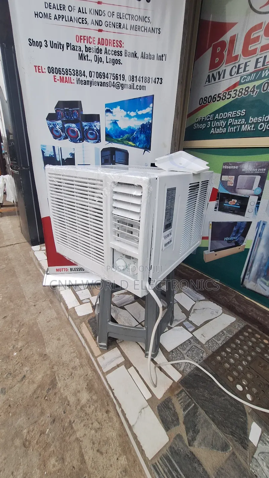 New Kenstar 1hp Window Air Conditioner Copper (R410a) Warranty 1year