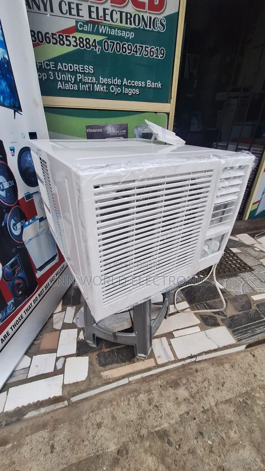New Kenstar 1hp Window Air Conditioner Copper (R410a) Warranty 1year