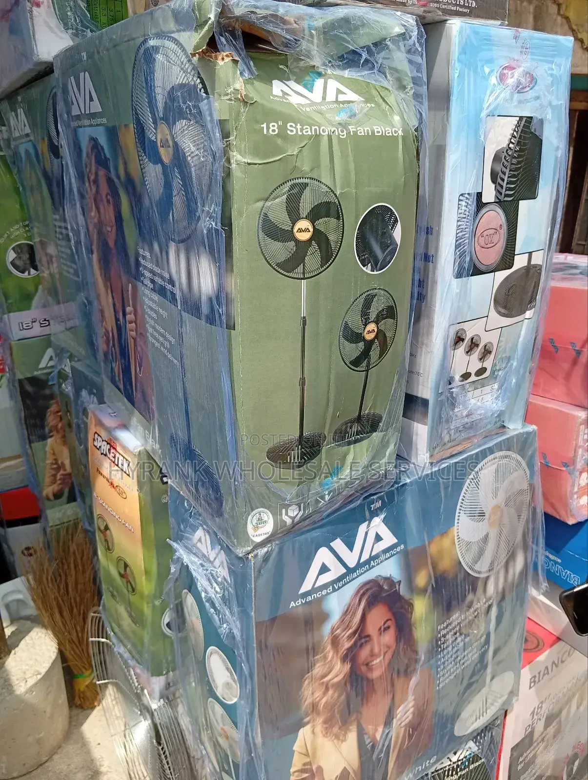Standing Fan, Plastic and Portable Room Fan