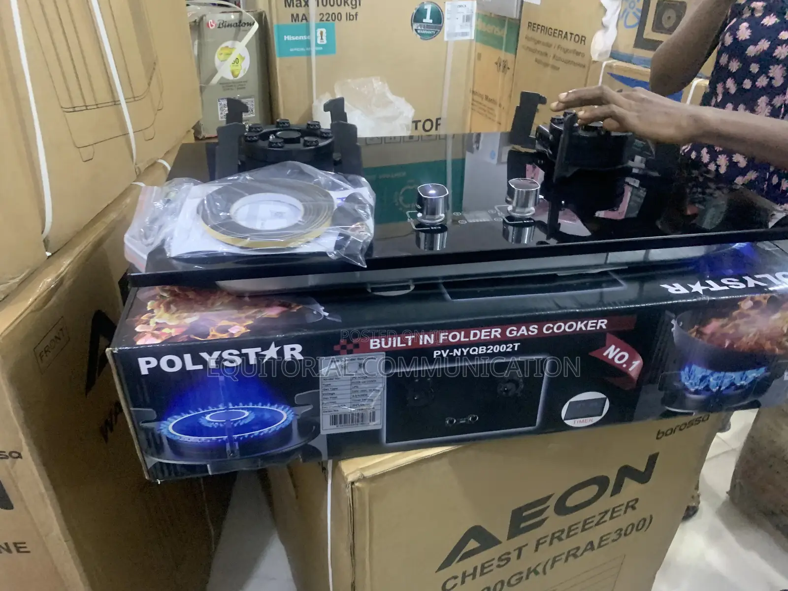 Polystar Pv-Nyqb2002t Safe Kitchen Gas Hob