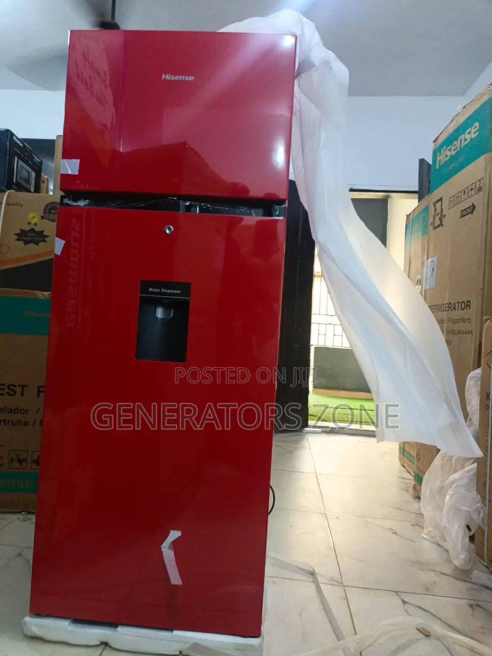 Hisense 205l Double Door 205drb Fridge With Dispenser