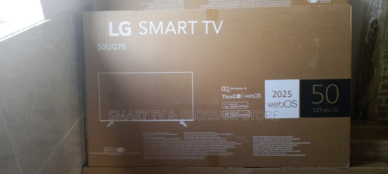 50 Inches Smart Tv With Stunning Visual With Sharp Contrast Ub Movie