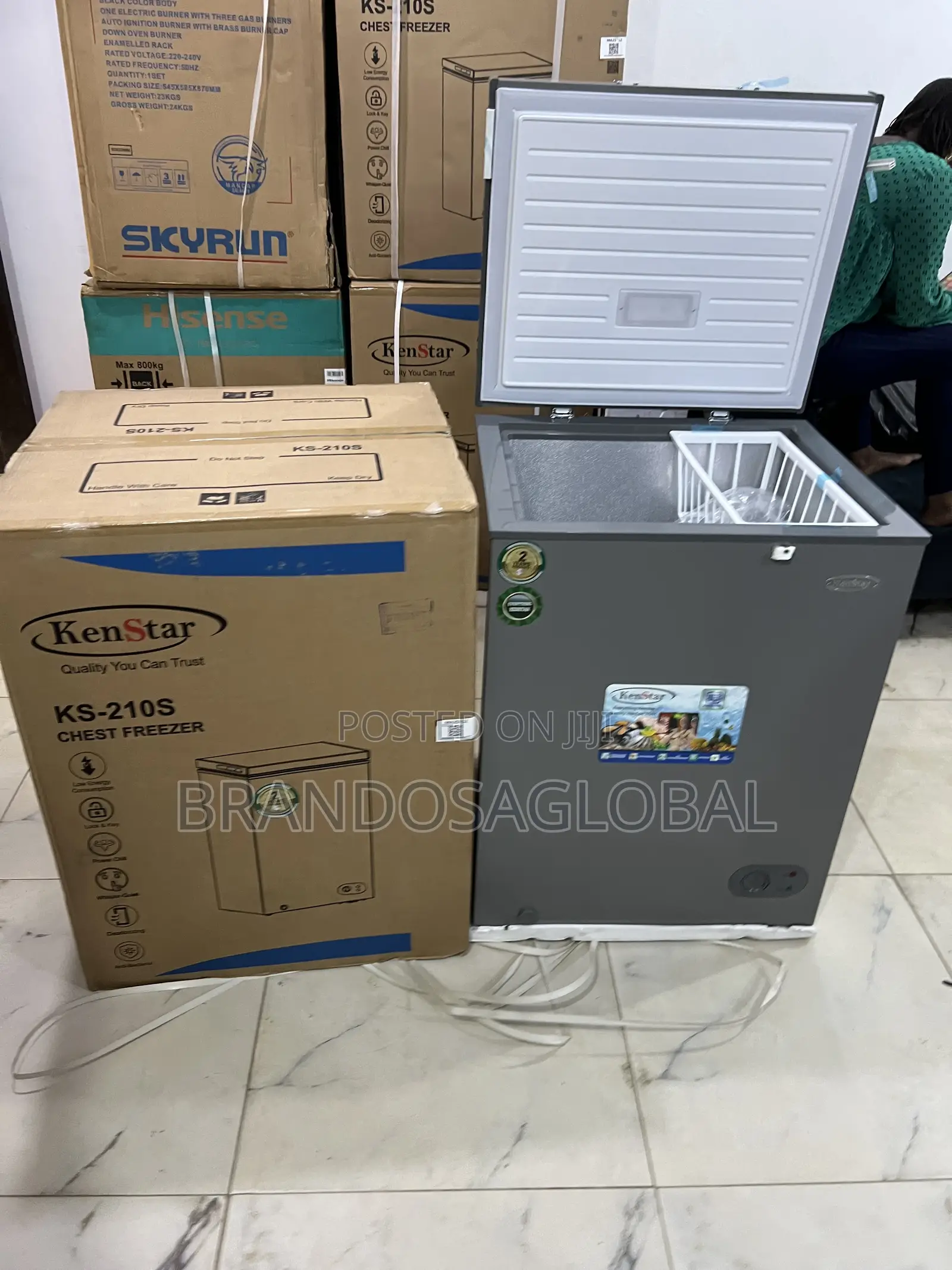 Kenstar 143l Chest Freezer Ks-210s Built for Continuous Use