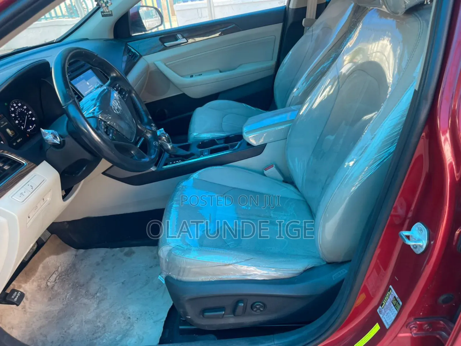 Hyundai Sonata Limited 2.0T Seban (2.0L 4cyl 6A) 2017 Red