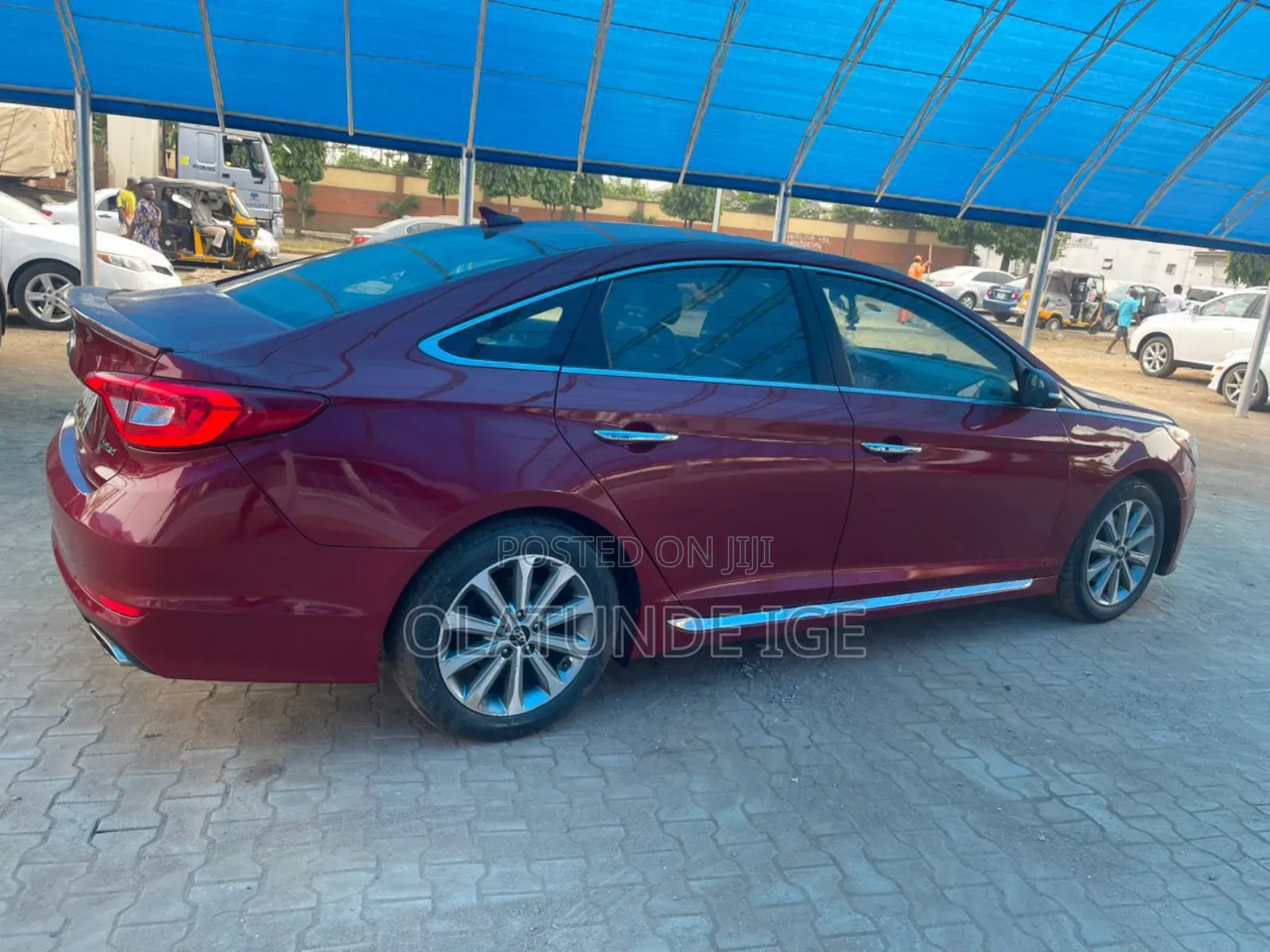 Hyundai Sonata Limited 2.0T Seban (2.0L 4cyl 6A) 2017 Red