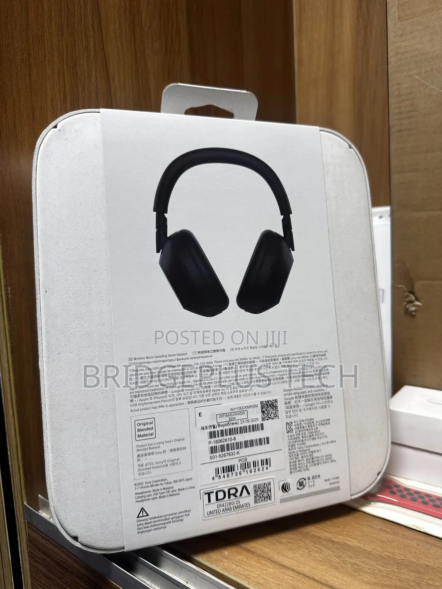 Sony Wh-1000xm6 Noise-Canceling Wireless Over-Ear Headphones (Black)