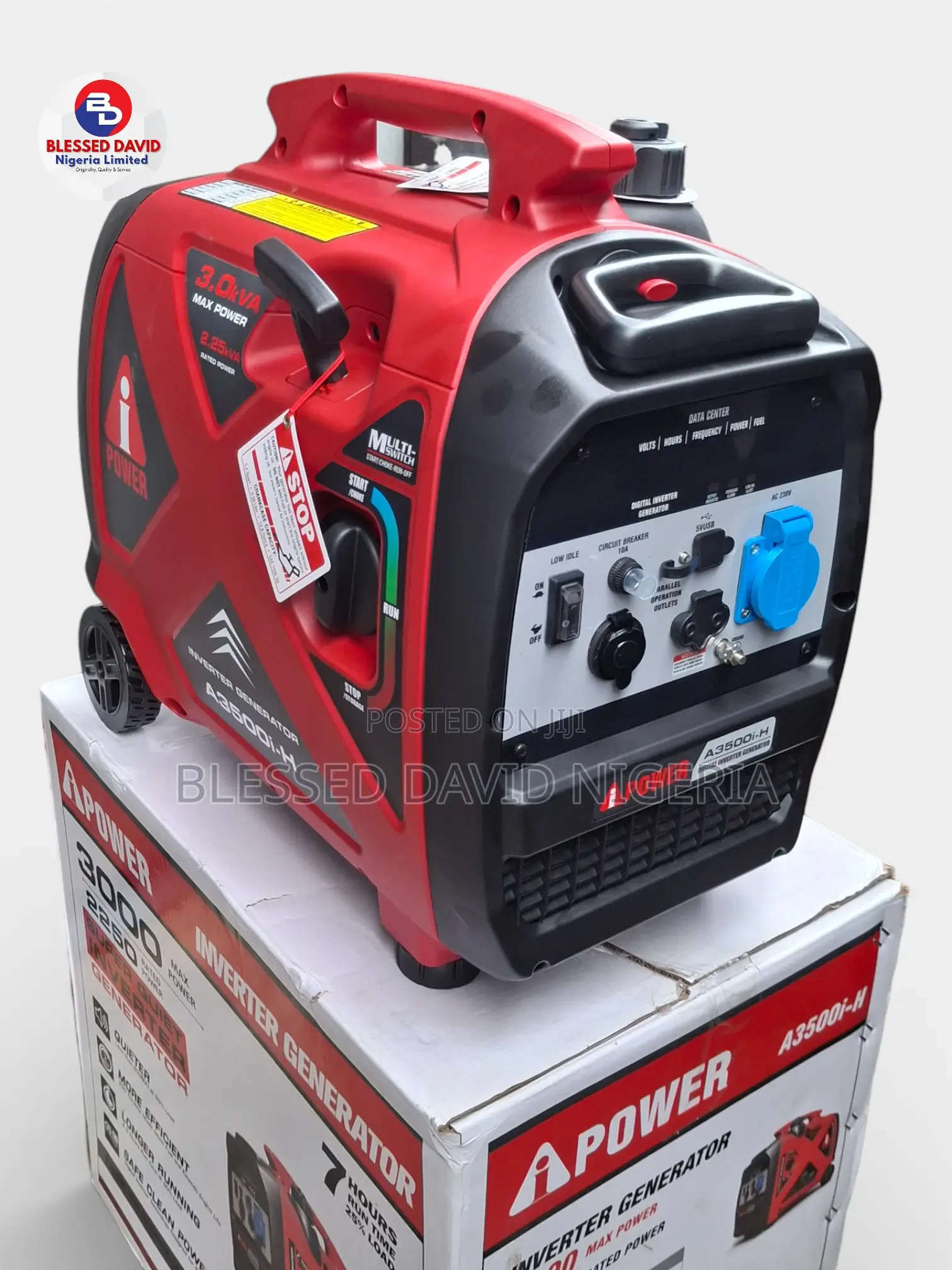 Ipower A3500i-h 2.25kva / 3.0kva Gasoline Inverter Gen