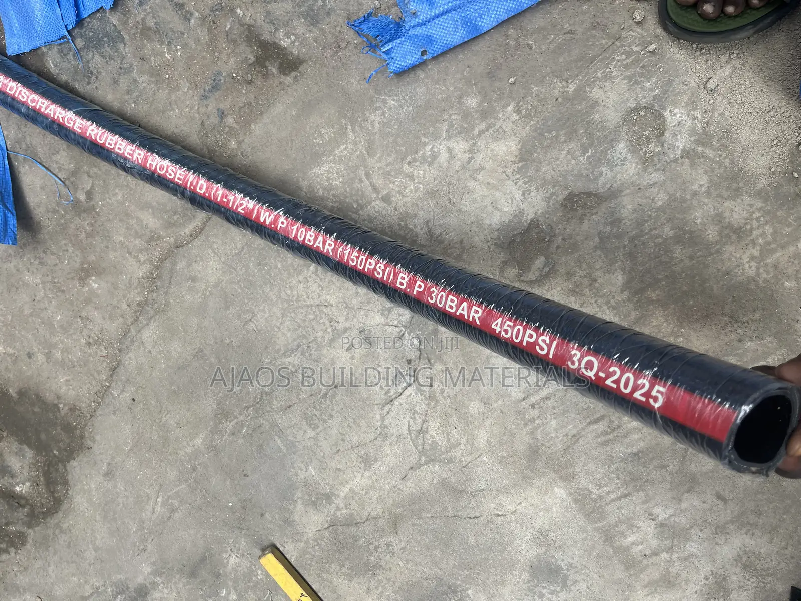 11/2 Black Wire Hose 10bar
