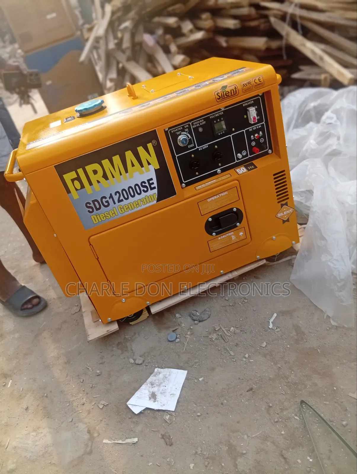 Original Fireman 10kva Disael Soundproof Generator