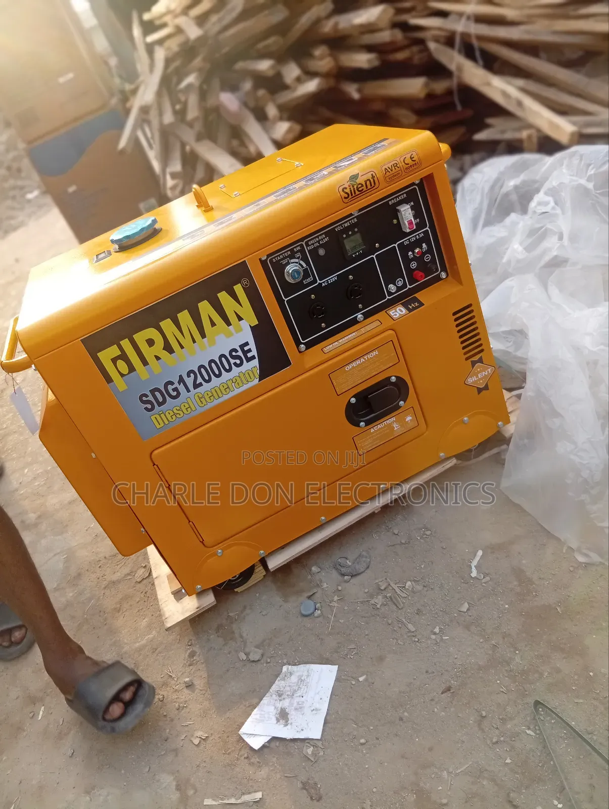 Original Fireman 10kva Disael Soundproof Generator