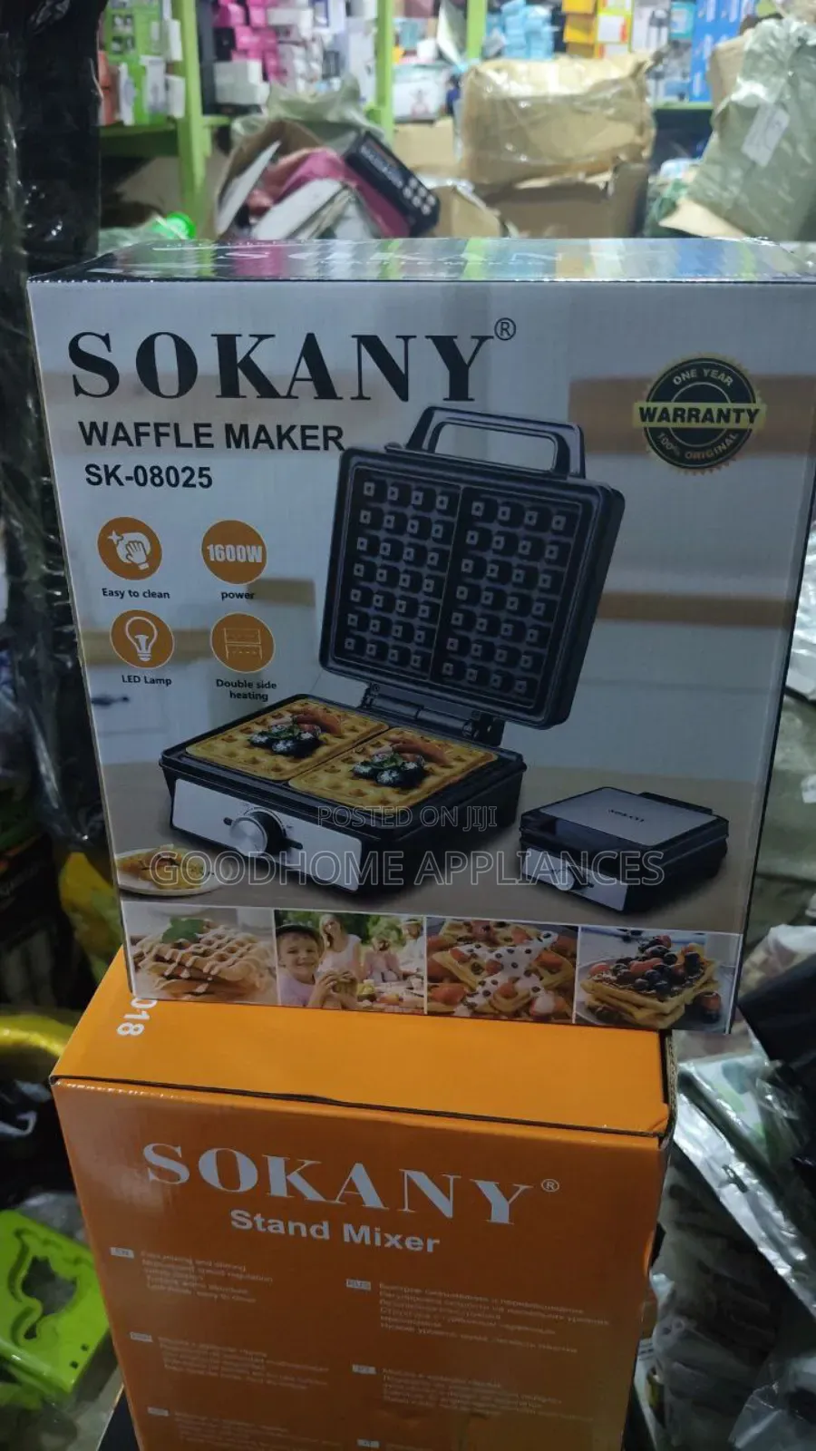 Sokany Double Waffle Maker