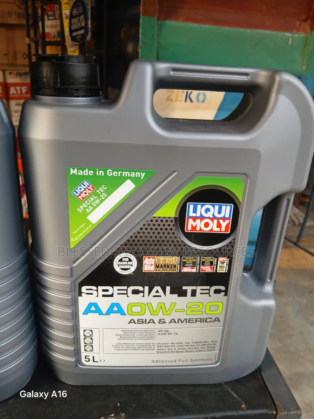 Liqui Moly Engine Oil 0w20 5litrs