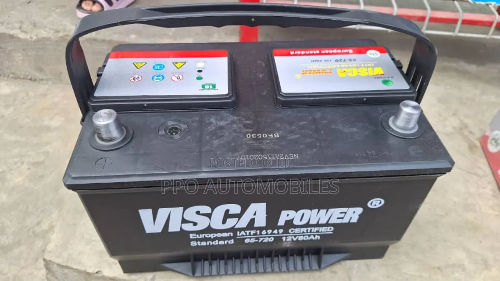 12v 80ah Visca Power Executive (Basket) Battery