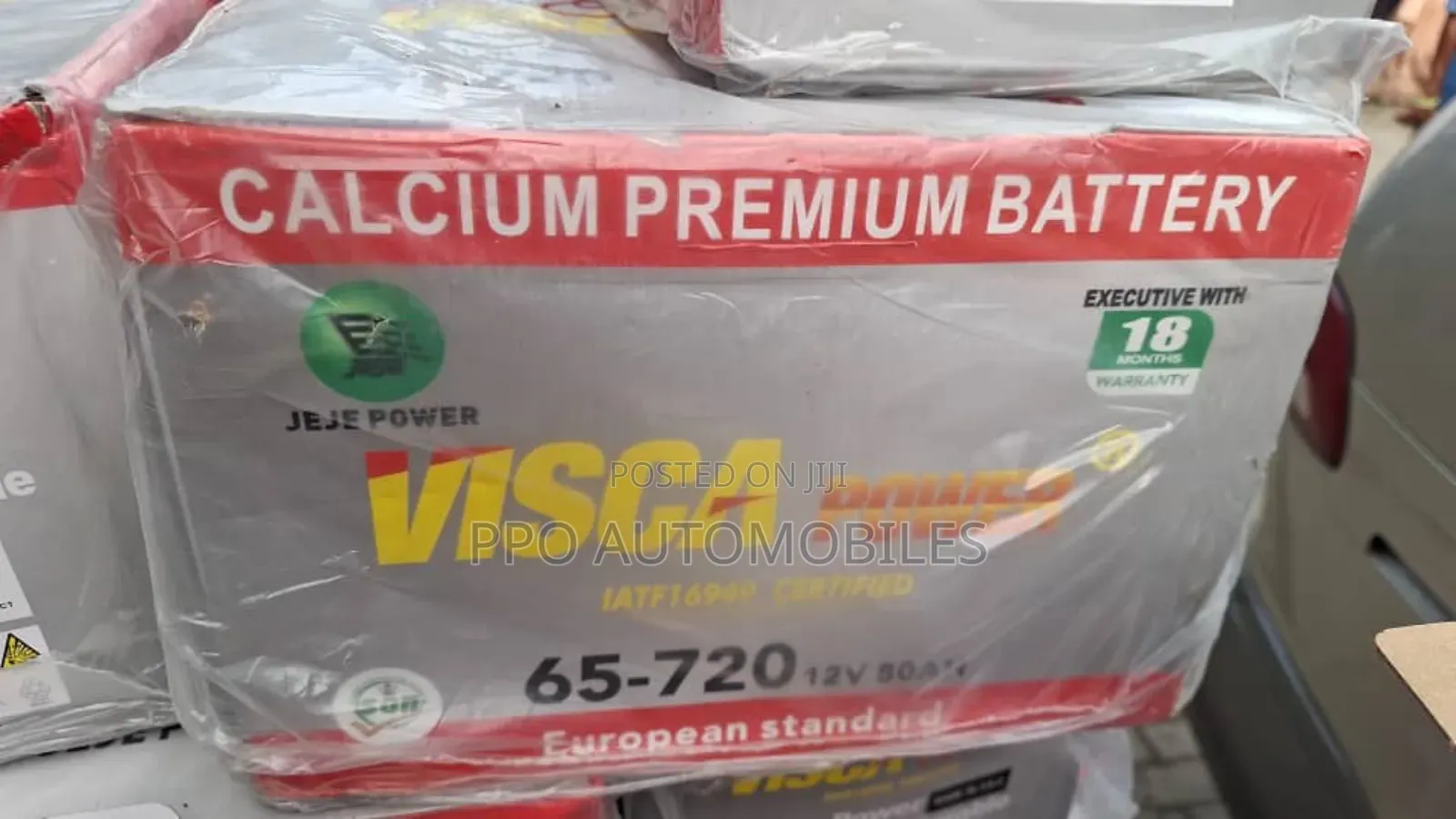 12v 80ah Visca Power Executive (Basket) Battery