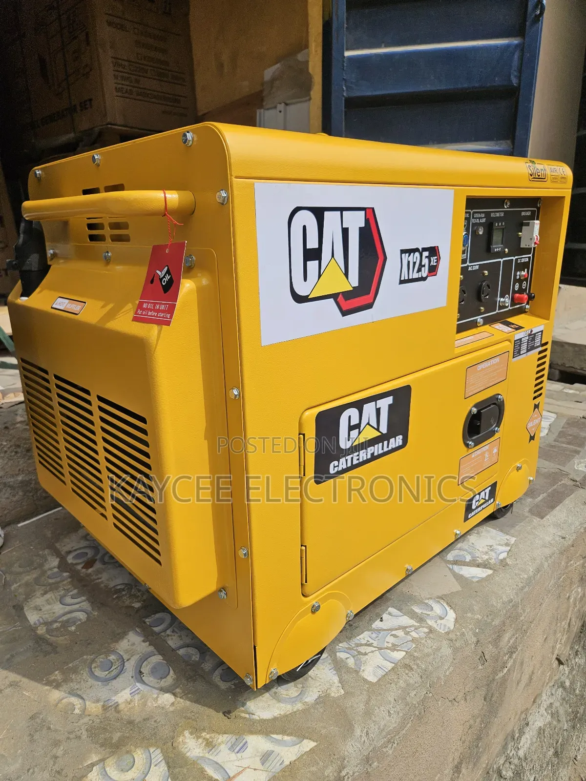 Cat 12kva Diesel Soundproof Generator 100%Copper Wire