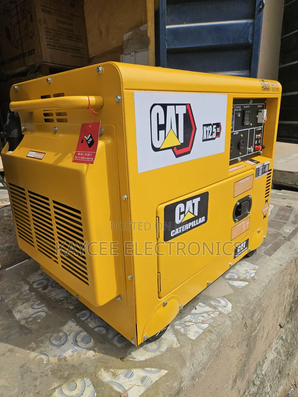 Cat 12kva Diesel Soundproof Generator 100%Copper Wire