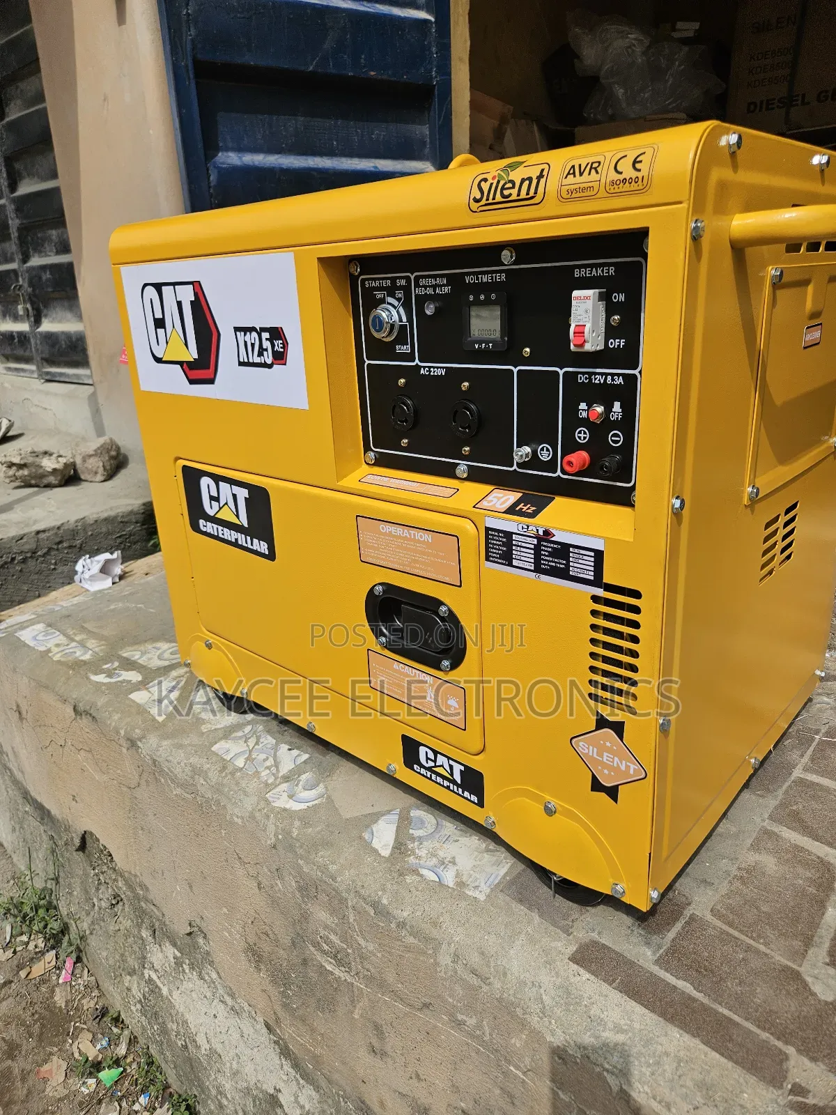 Cat 12kva Diesel Soundproof Generator Available