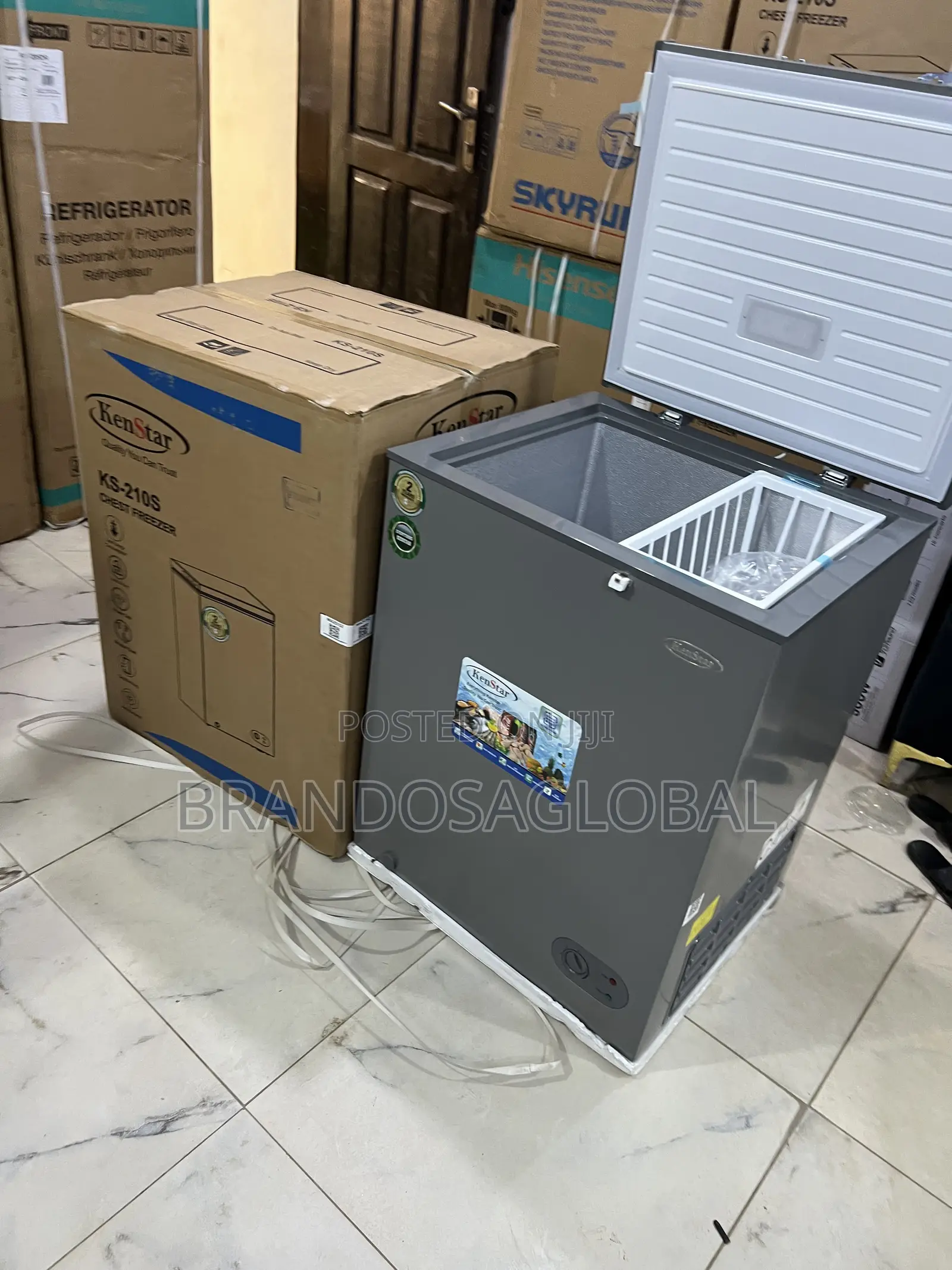 Kenstar 143l Chest Freezer Ks-210s Efficient Cooling Appliance