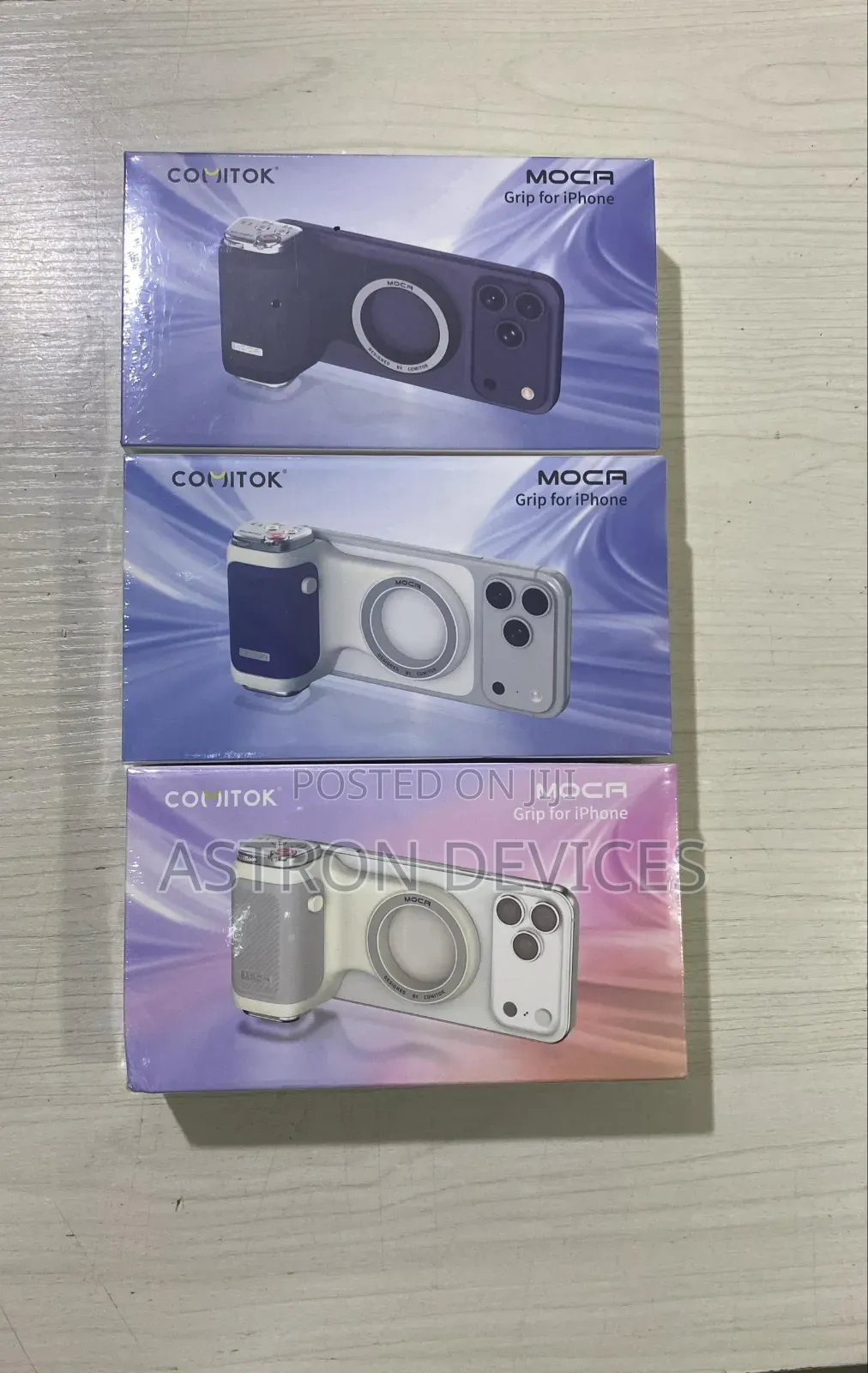 Comitok Moca iPhone 17 Pro Camera Grip for Ios26