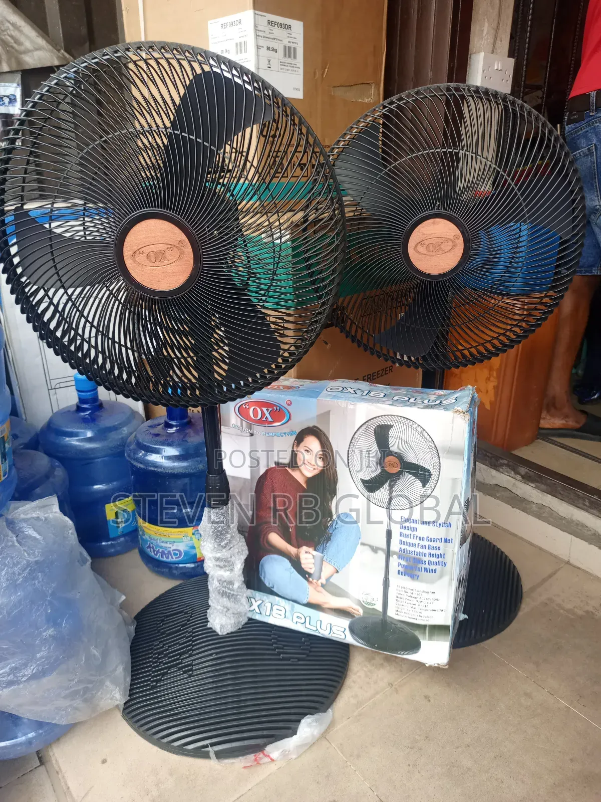 Ox Plus 18 Inches Powerful Standing Fan