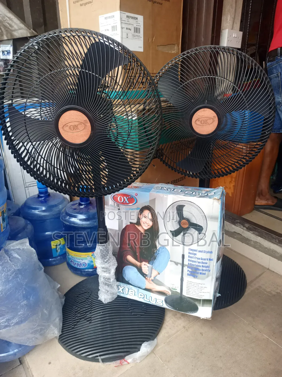 Ox Plus 18 Inches Powerful Standing Fan
