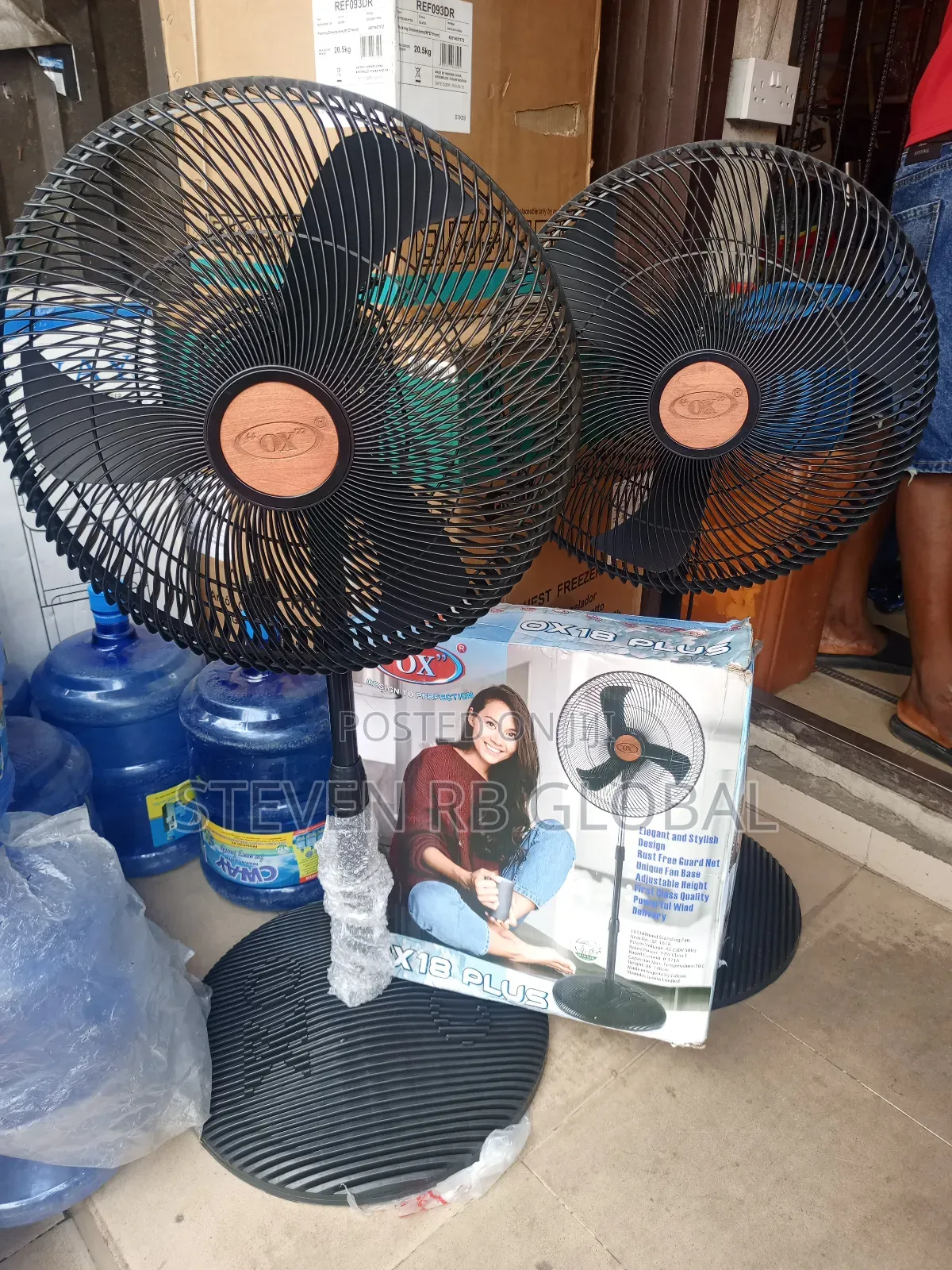 Ox Plus 18 Inches Powerful Standing Fan
